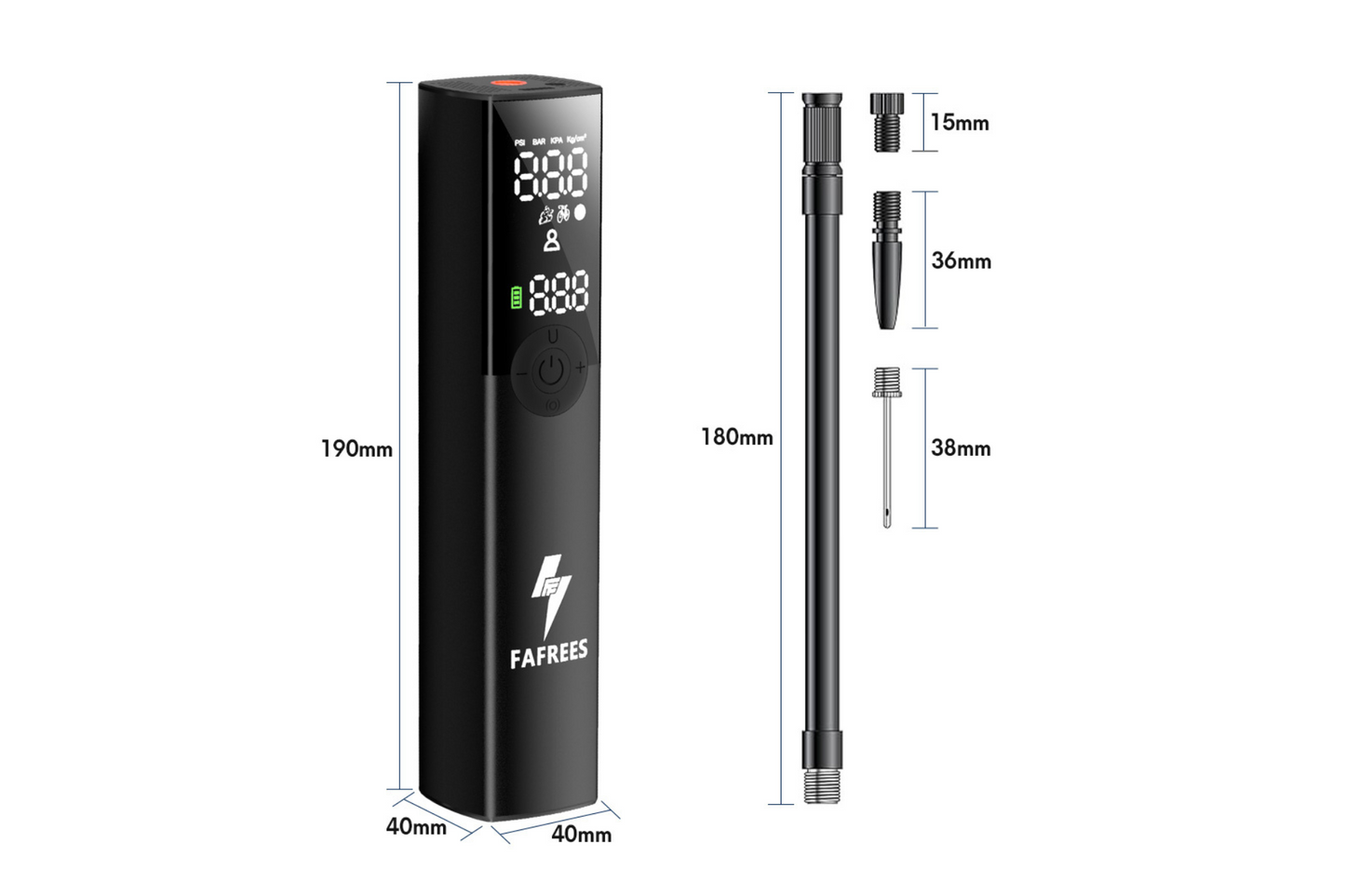 Kannettava sähköinen ilmapumppu