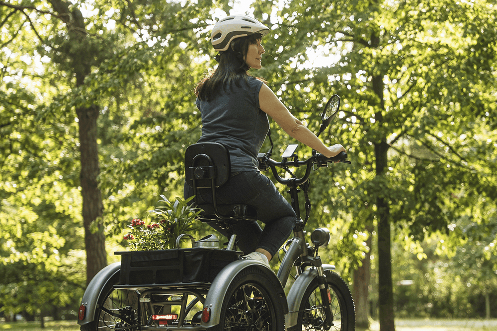 Comfort pyöräistuin selkänojalla