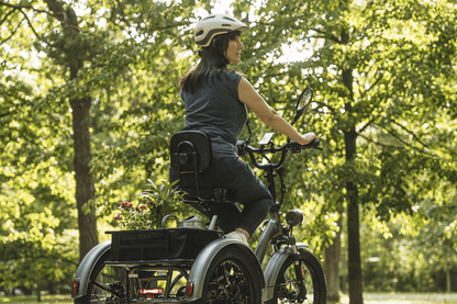 Comfort pyöräistuin selkänojalla